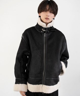 WEGO 【25年秋冬新作/ユニセックス着用ITEM/MLサイズ展開】B－3ジャケット ブラック