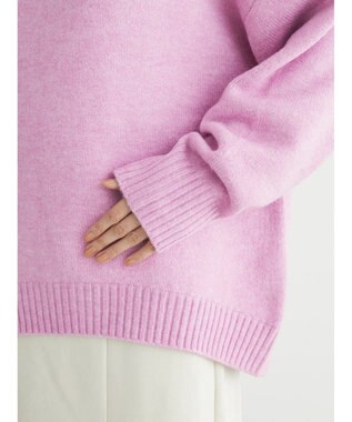Green Parks ｆｕｗａっとメランジタートルニットプルオーバー Pink