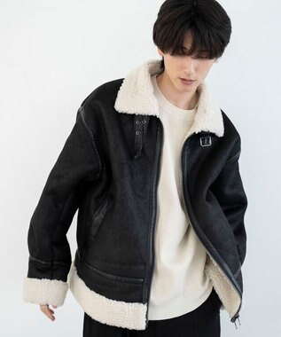 WEGO 【25年秋冬新作/ユニセックス着用ITEM/MLサイズ展開】B－3ジャケット ブラック