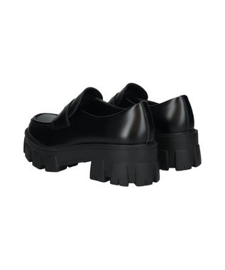 Bridget Birkin 【Round About】ラギットソールローファー ブラック