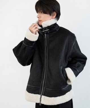 WEGO 【25年秋冬新作/ユニセックス着用ITEM/MLサイズ展開】B－3ジャケット ブラック