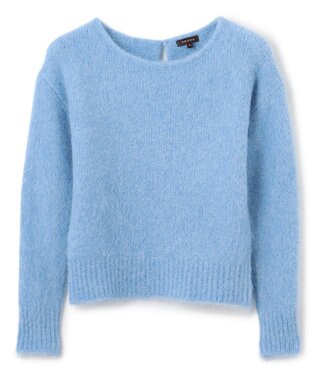 TOCCA SHAGGY TOPS ニットプルオーバー ブルー系