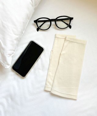 ORuKuBET pure organic cotton wrist cover 【 UVカット・オーガニックコットン・日本製 】 アイボリー