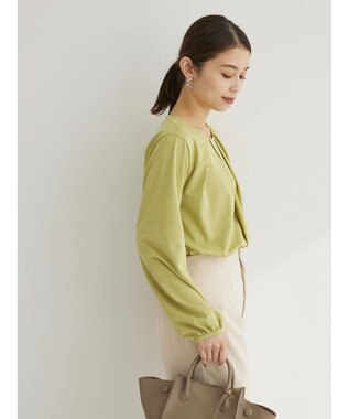 Green Parks ランダムタックブラウソー Lime Green