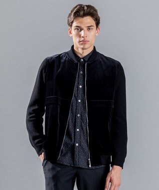 PONTOGLIO VELVET KNIT BLOUSON