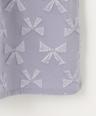 ANY KIDS 総柄リボンドッキングチュニック サックスブルー