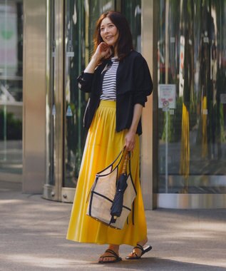 UNFILO L FINE MOVE タックスカート マリーゴールド