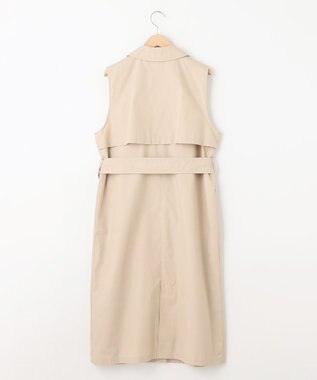 SHARE PARK LADIES 【洗える】トレンチ ロングジレ ベージュ系