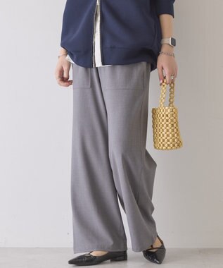 AMERICAN HOLIC 【イージーケア】ベイカーリラックスパンツ Light Gray