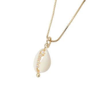 Green Parks ｅｖｅｒｙ　ｗａｌｋ．２本ＳＥＴ　シェルモチーフネックレス Gold