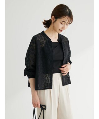 Green Parks ・Ｐｅｔｉｔ　Ｆｌｅｕｒ　カップツキレイヤードキャミ Black