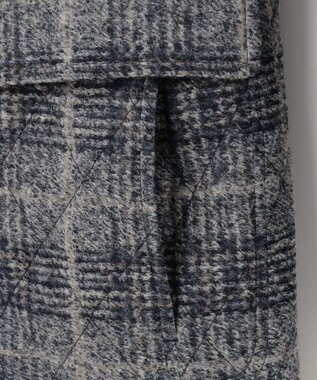 JOSEPH ABBOUD 【ストレッチ/イタリア素材/軽量】 イタリア素材使用・スライバーチェックジャケット ライトグレー系4