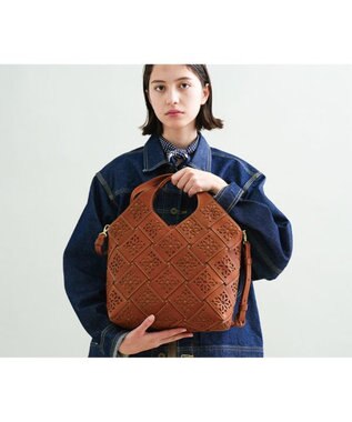  サステナブルカットワーク　2WAYバッグ