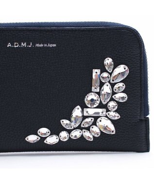 A.D.M.J. 【牛革】モーツァルト/スワロフスキー・クリスタル付オーガナイザーパース MRN