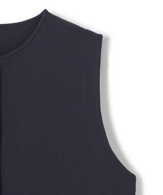 UNFILO L フォルムニットジレ ネイビー