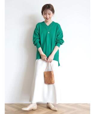 AMERICAN HOLIC エコカルットＶネックプルオーバー Green