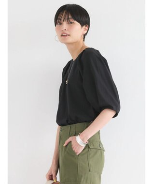 AMERICAN HOLIC パフスリーブカットプルオーバー Black