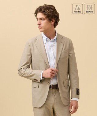 夏に嬉しい6つの高機能【J.PRESS-POOL WOOL】【セットアップ対応】ジャージーセットアップ ジャケット