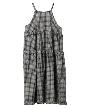 Green Parks ・Ｐｅｔｉｔ　Ｆｌｅｕｒ　チェックティアードキャミワンピ Off White