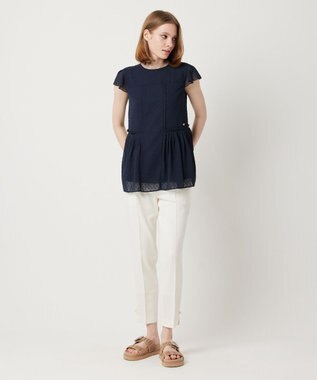 TOCCA 【消臭・吸水速乾・洗える】LUMP SUGAR PANTS パンツ アイボリー系