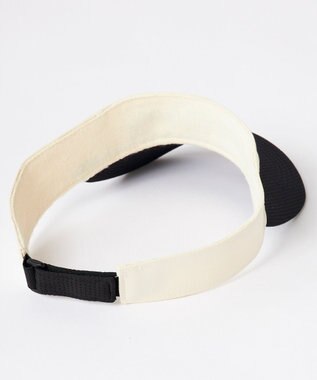 FILA GOLF／marie claire 【LOUDMOUTH】異素材サンバイザー Black