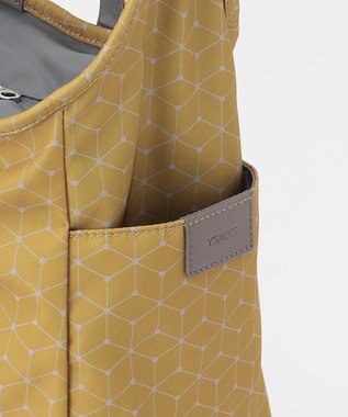 Y'SACCS キュービック×ポイントドット　2WAYトート＆ショルダー　Mサイズ イエロー