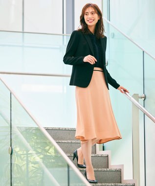 BEIGE， CINDY / フレアスカート D.Nude×Black