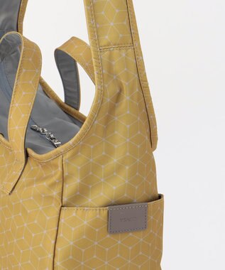 Y'SACCS キュービック×ポイントドット　2WAYトート＆ショルダー　Mサイズ イエロー