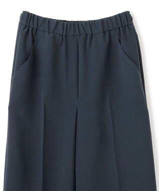 JOSEPH 【洗える】ダブルクレープ　ワイドトラウザーズ Navy