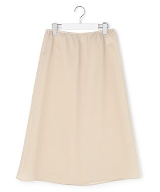 ICB L 【先行予約】 ドライアセテートスラブ フレンチスリーブワンピース サンドベージュ