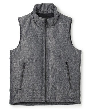 JOSEPH HOMME 【新素材】ライトラスターシャンブレー　ダウンベスト グレー系