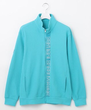 23区GOLF 【MEN】【UVケア】ワッフル パーカー ターコイズブルー系