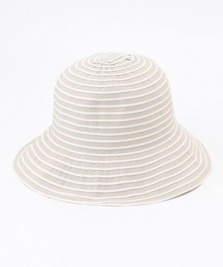 J.PRESS LADIES 【洗える・UVケア・畳める】ブレード ハット ベージュ系2