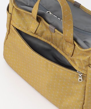 Y'SACCS キュービック×ポイントドット　2WAYトート＆ショルダー　Mサイズ イエロー