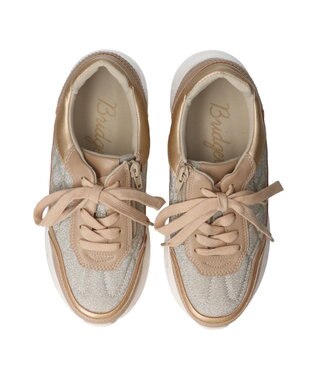 Bridget Birkin 【Bridget Birkin】インヒールキルティングスニーカー ゴールド