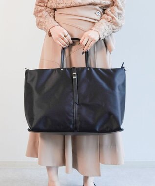 ACE BAGS & LUGGAGE PROGRES プログレ ミュー トートバッグ 2WAY セットアップ機能 ショルダーベルト付き 17396  トートバッグ レディース ユーティリティポケット ボストンバッグ ブラック