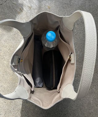 Hekhèr Le Style de Vie 【日本製/セレモニーにも】シュリンクレザー ハンドバッグ medium ホワイト