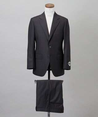 GOTAIRIKU シワになりにくい【御幸毛織/みゆきけおり】Superio160 スーツ_ブラックチェック ブラック系4