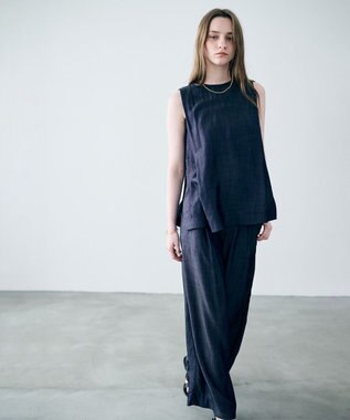 uncrave リヨセルデニム ワイドパンツ インディゴ