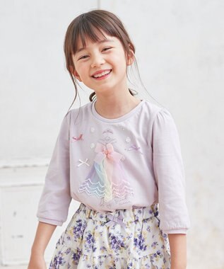 プリンセスモチーフ 七分袖 Tシャツ / any FAM KIDS | ファッション