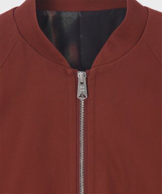 Paul Smith  ウールライク ドレープ ワイドブルゾン ダークオレンジ