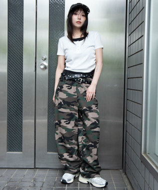 WEGO レイヤードグラフィックT ホワイトその他