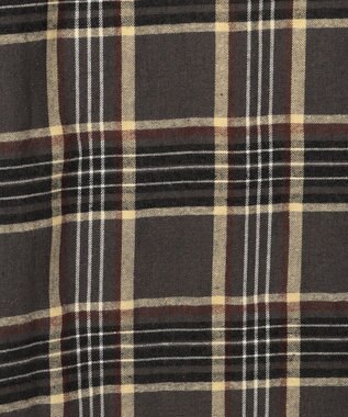 J.PRESS YORK STREET 【WOMEN】チェック シャツワンピース ライトグレー系3