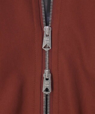 Paul Smith  ウールライク ドレープ ワイドブルゾン ダークオレンジ