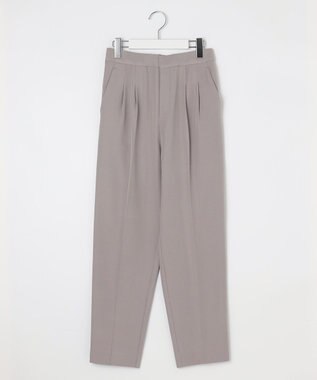 Feroux 【セットアイテム】美シルエット ブラウス×パンツ セットアップ ライトグレー系