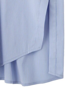 YECCA VECCA リブMIXストライプオーバーシャツ Stripe