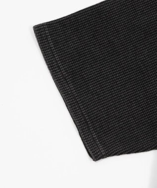 WEGO 【ユニセックス着用ITEM/MLサイズ展開】ワッフルヘンリーネックT（SS） ブラックその他