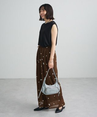 Green Parks シアーノースリーブプルオーバー Black