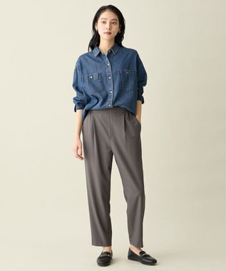 ANY オーバーデニムシャツ フェードインディゴ