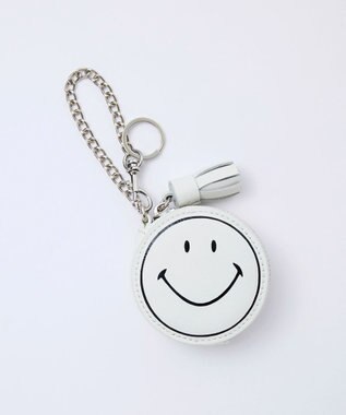 TOPKAPI 【新色追加】【Breath TOPKAPI】SMILE COLLECTION スマイル ラウンド ポーチ / チャーム ホワイト
